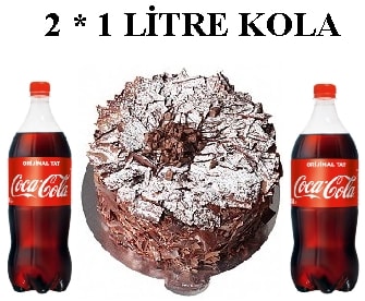 6 ile 9 Ki�ilik Par�a �ikolatal� ya� pasta ve 2 adet 1 litre cola